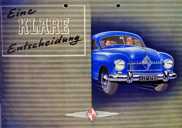 Borgward Hansa 1500 Modelprogram 1951 Carbrochure (10024)